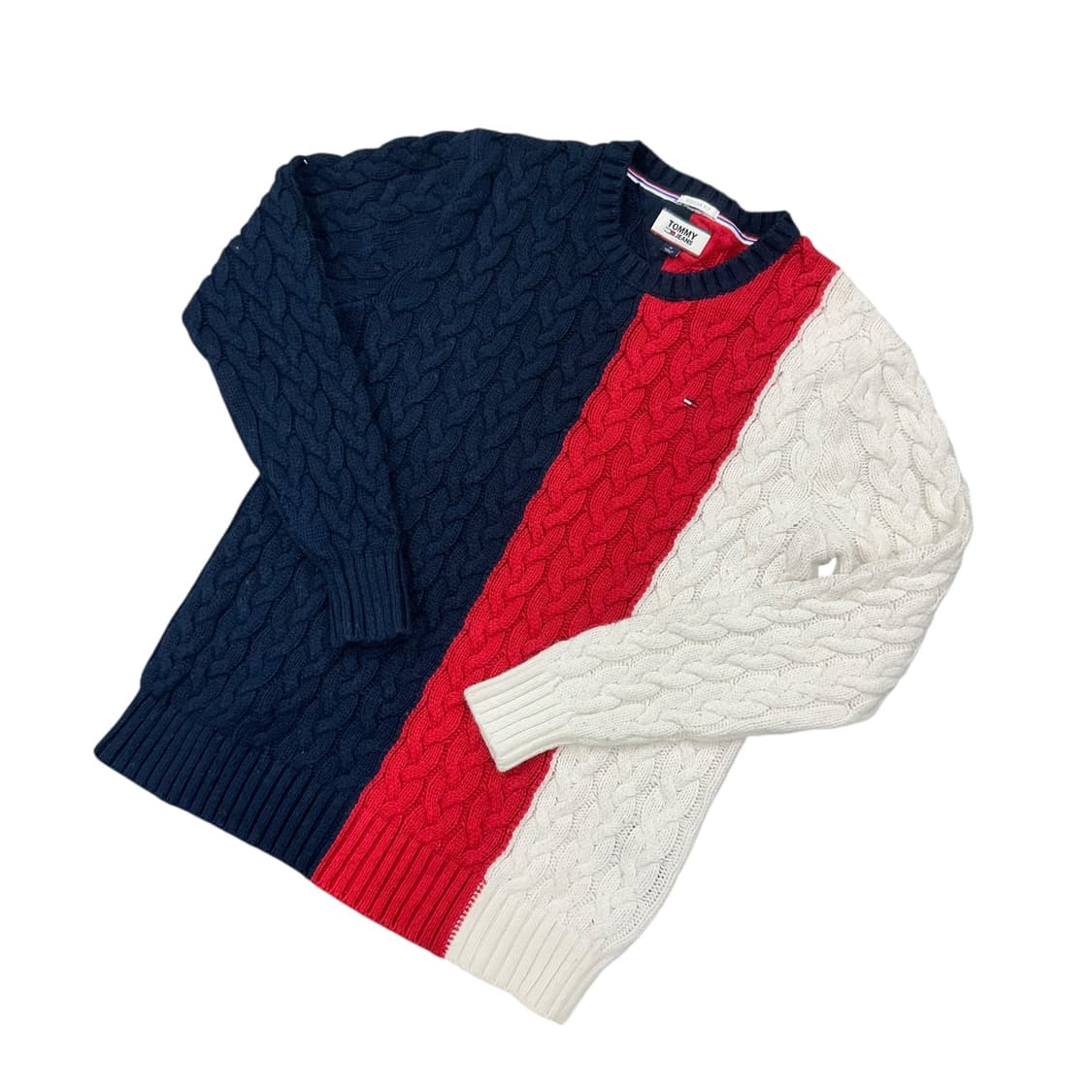 타미힐피거 배색 니트 상품이미지3