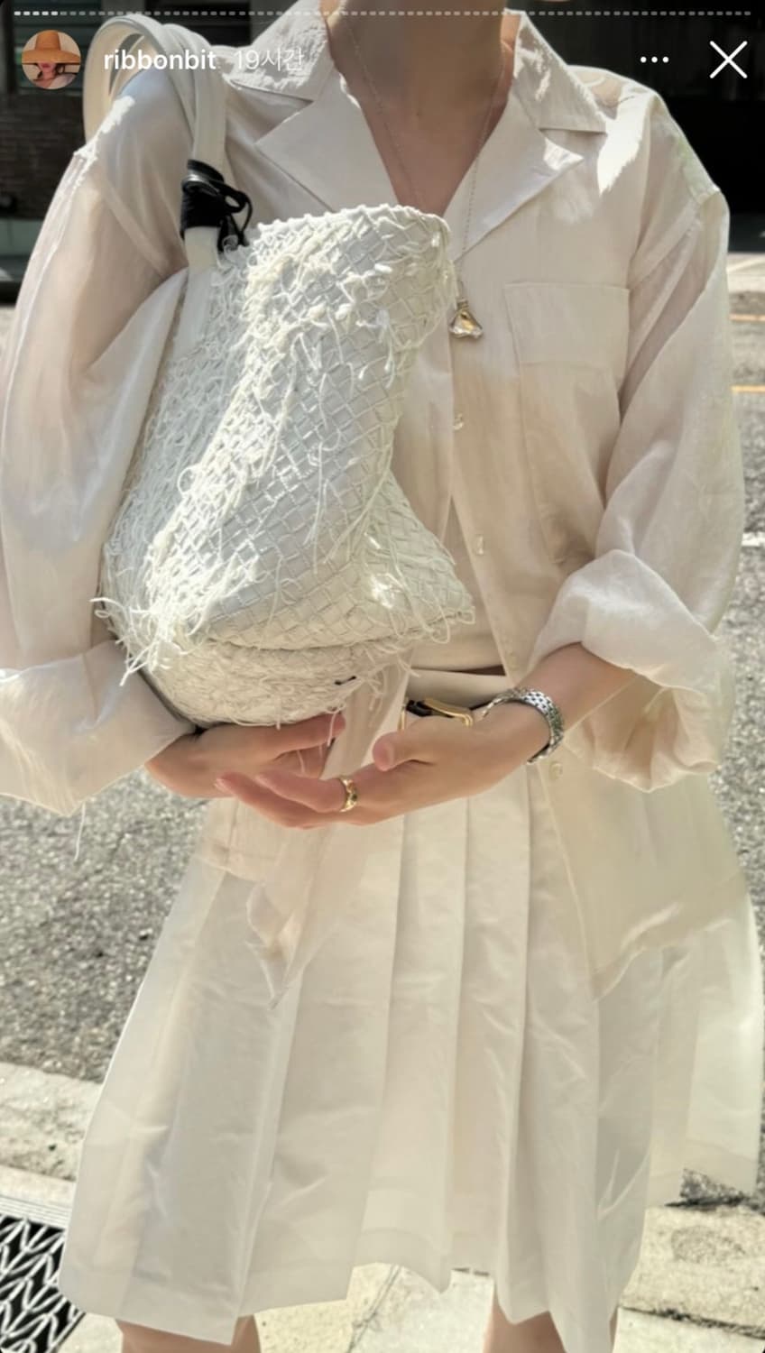 Ribbonbit Maze Pocket Blouse - Ivory 리본빛 상품이미지3