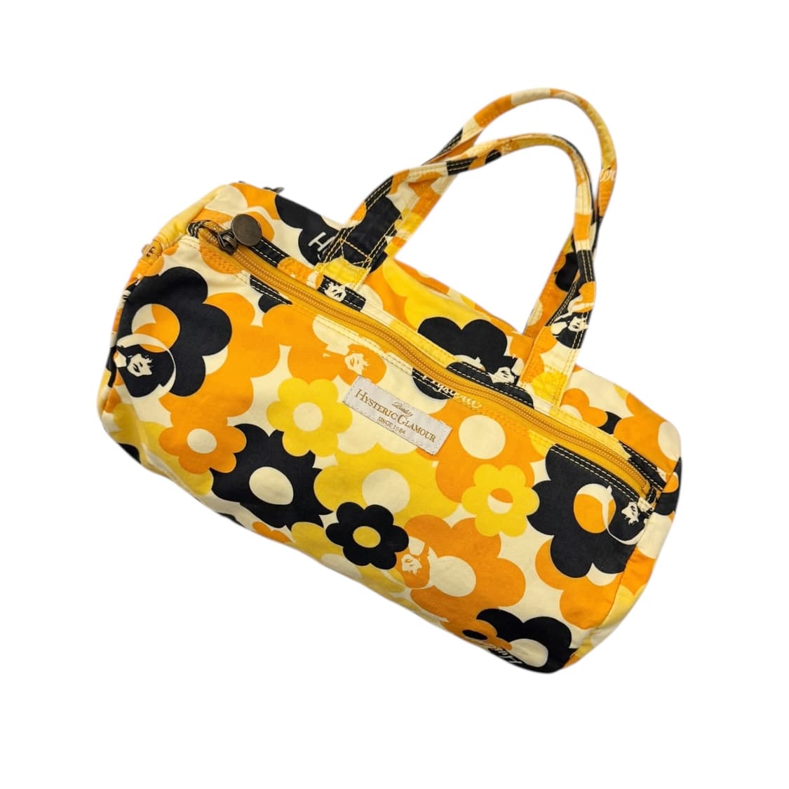 히스테릭글래머 플라워 보스턴백 옐로우 상품이미지1