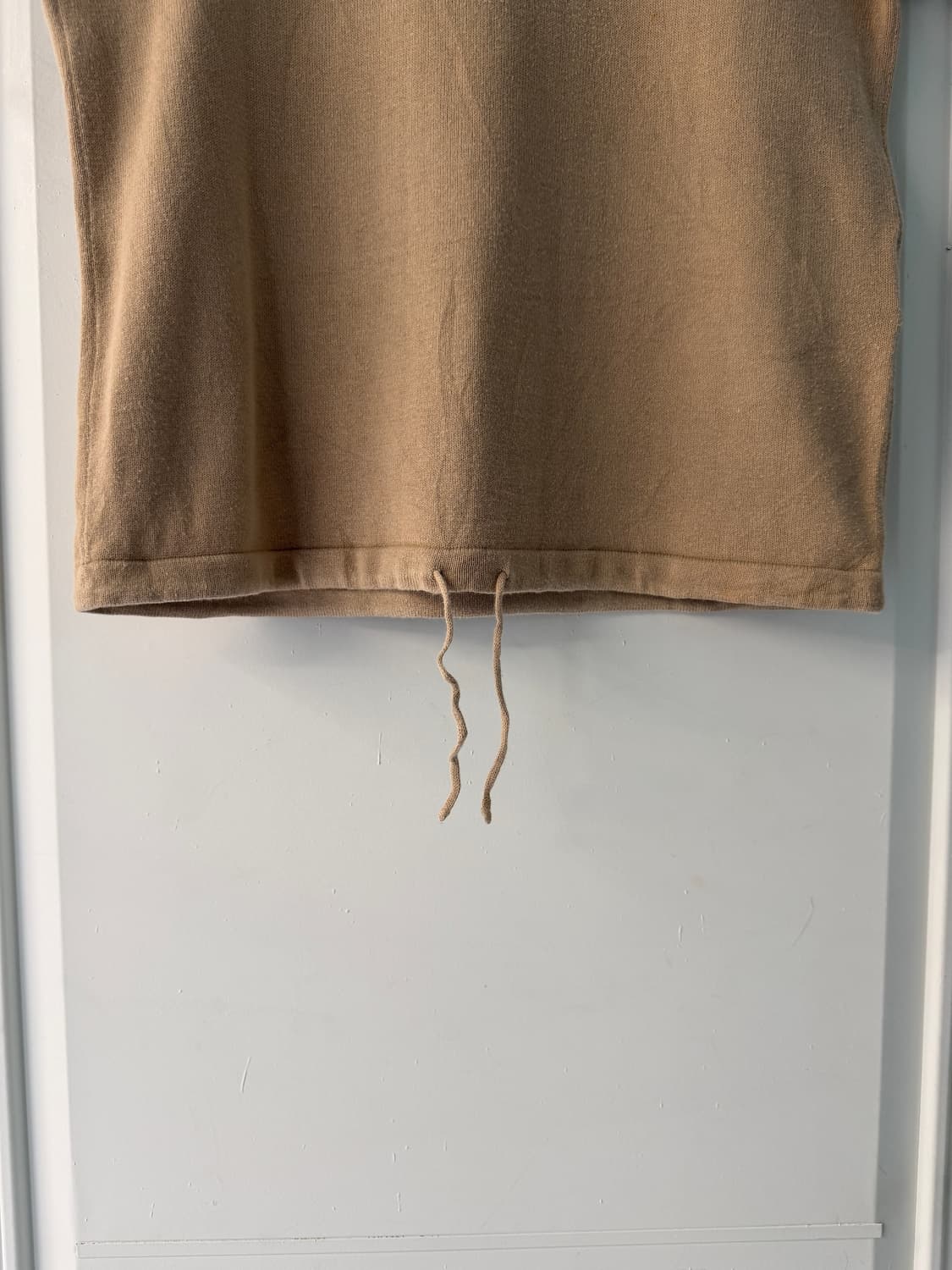 일본빈티지 폴로 베이지 반팔 니트 상품이미지6