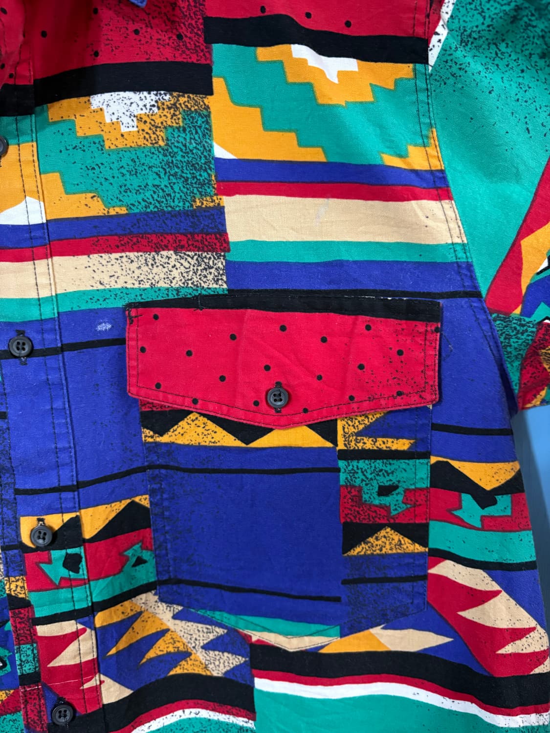 80-90‘s Wrangler Navaho pattern Shirt 상품이미지5