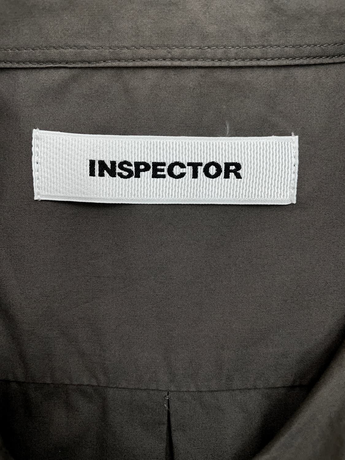 인스펙터 베이직 코튼 워크 셔츠 상품이미지5