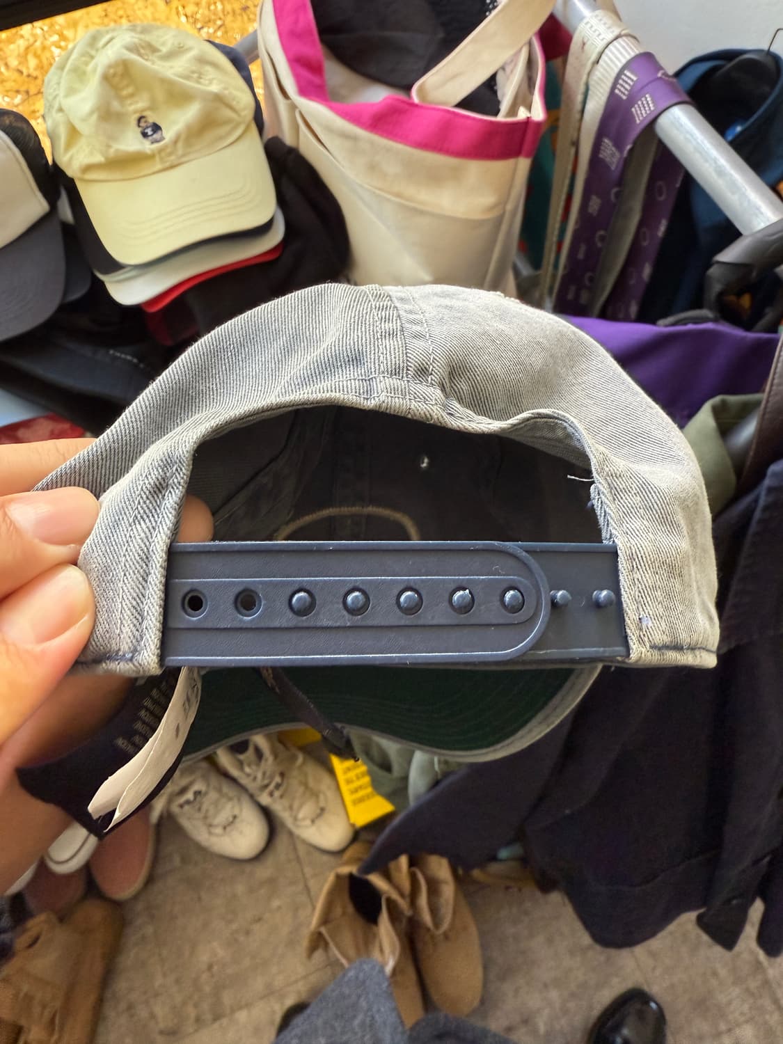 RRL 가먼트 다이 트윌 볼캡 OS 상품이미지5