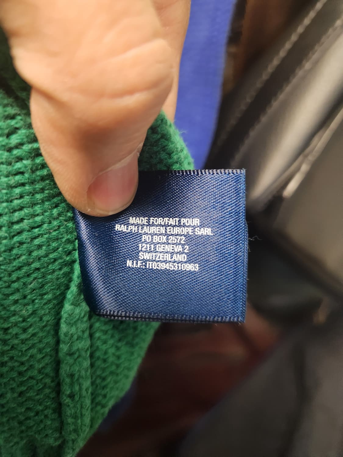 폴로 랄프로렌 빅포니 그린투톤 하프집업 S정도 상품이미지3