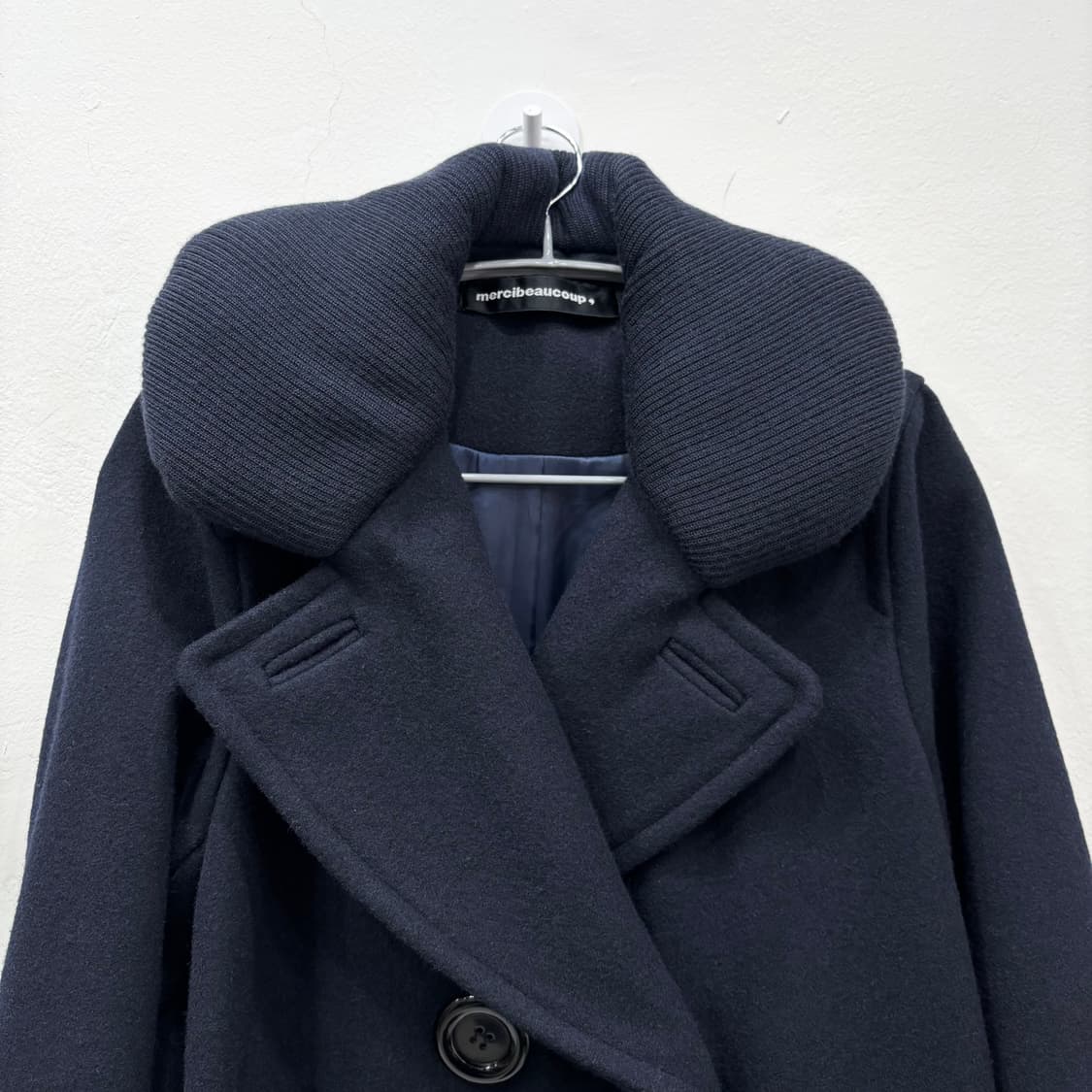 Mercibeaucoup navy coat 상품이미지2