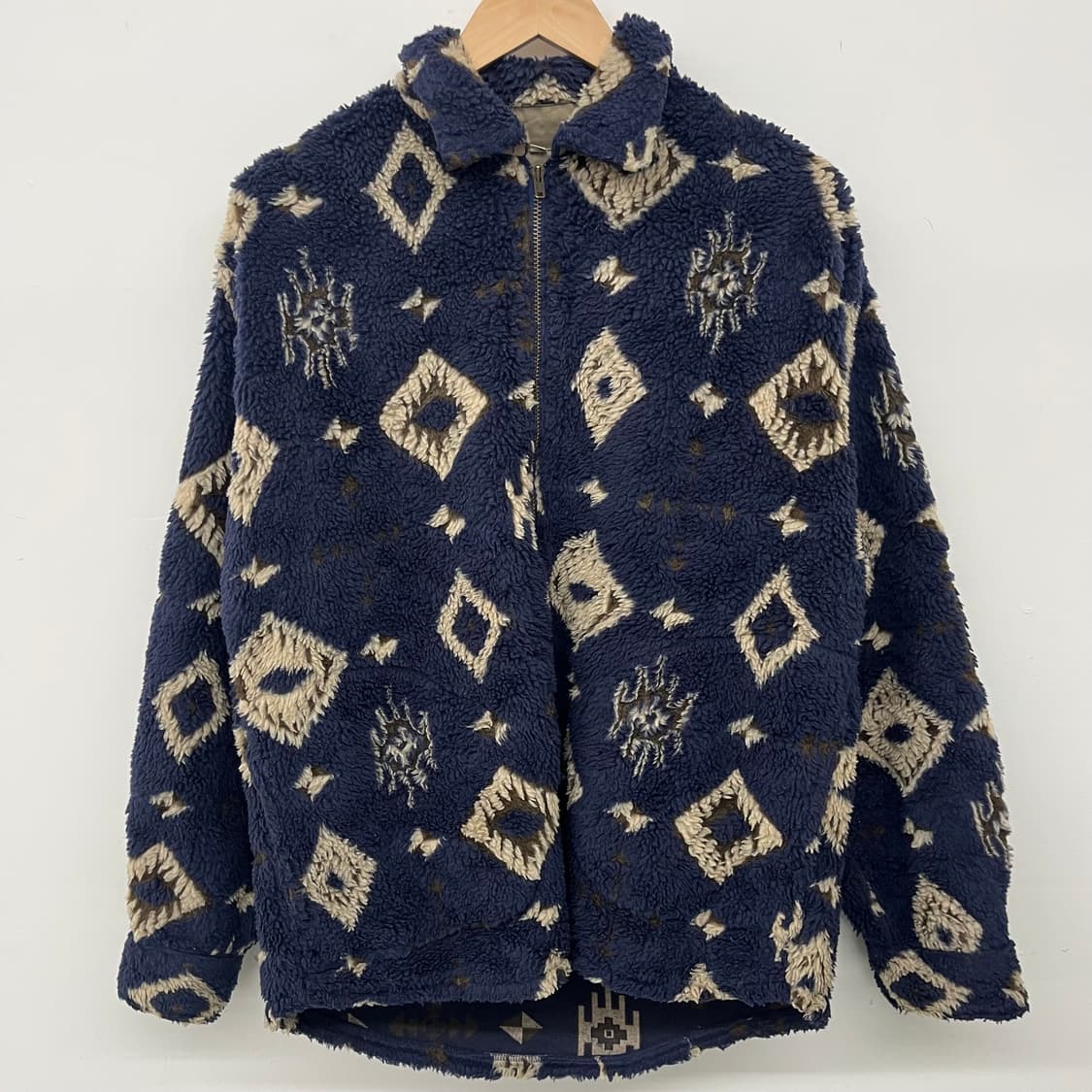 그라미치 패턴 플리스 집업 남m 상품이미지2