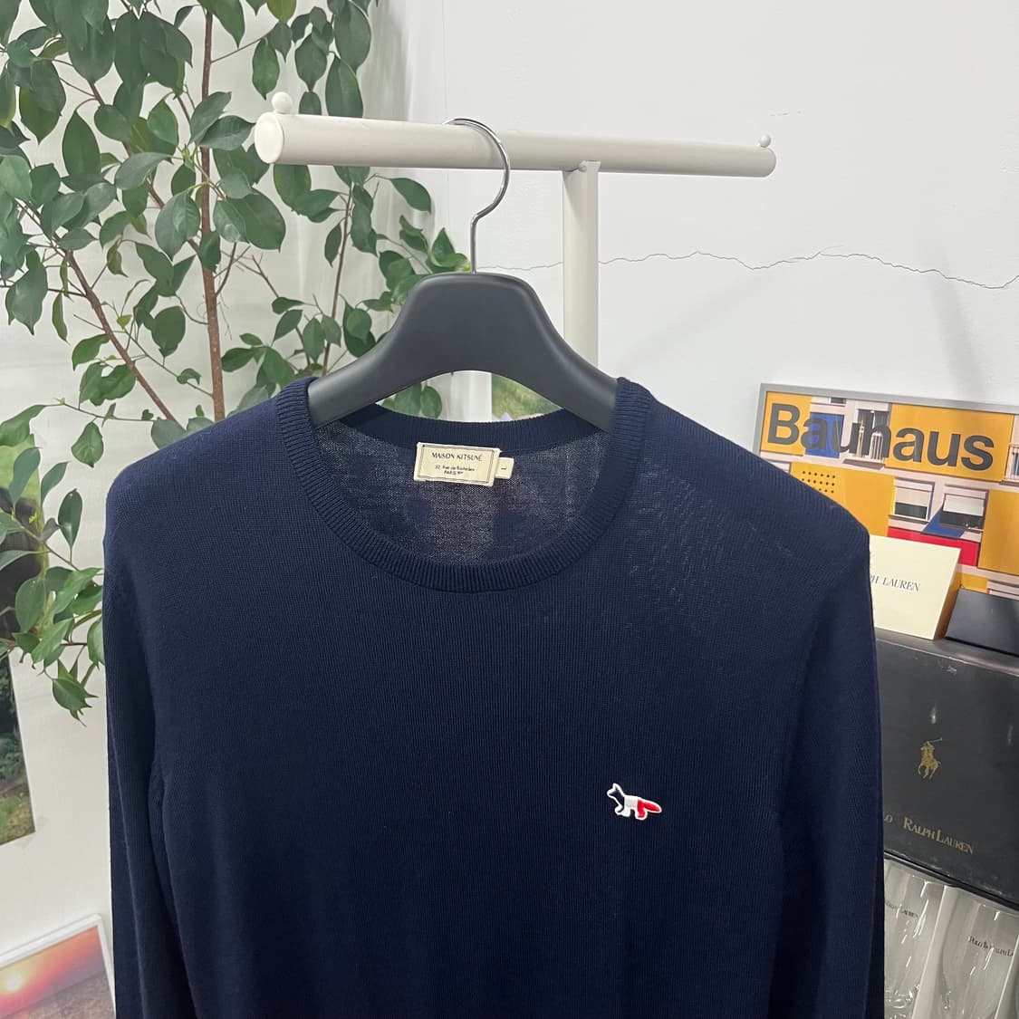 메종키츠네 트리플폭스 울니트 L 상품이미지2