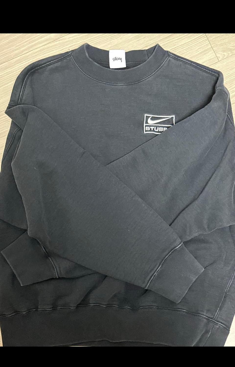 나이키 스투시 nrg 맨투맨 블랙 (M) 상품이미지2