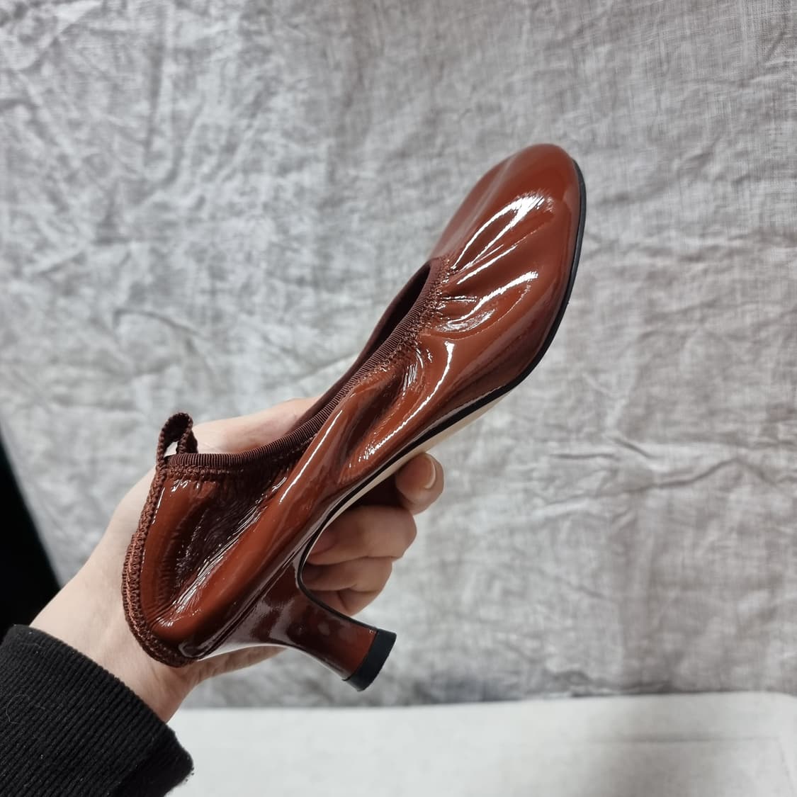 랑방컬렉션 밴딩 구두 키튼힐 슈즈 신발 힐 (235mm) 상태최상 상품이미지4