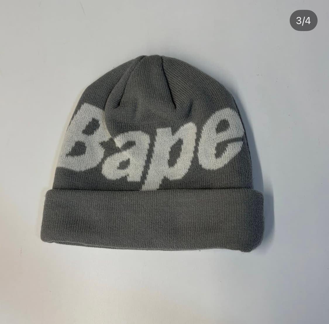 베이프 그레이 비니 상품이미지2