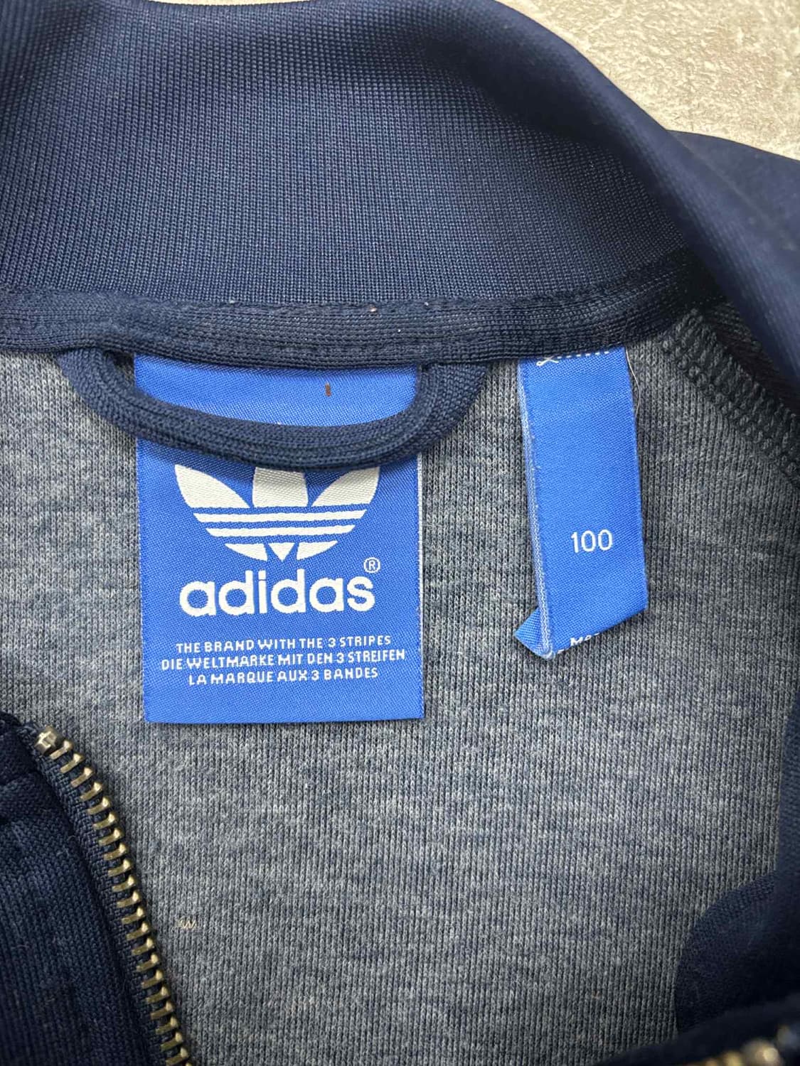 아디다스 SST 유로파 네이비 바시티 트랙탑 희귀져지(100) 상품이미지4