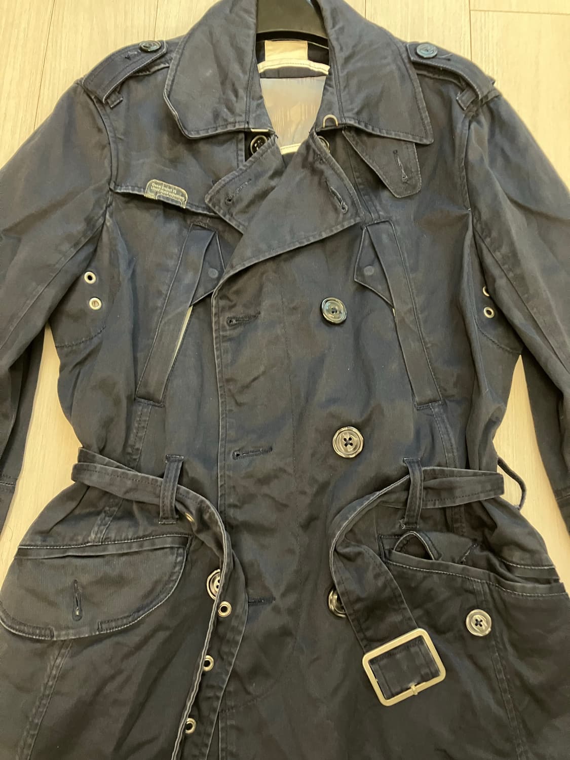 디젤 밀리터리 코트 네이비 상품이미지4