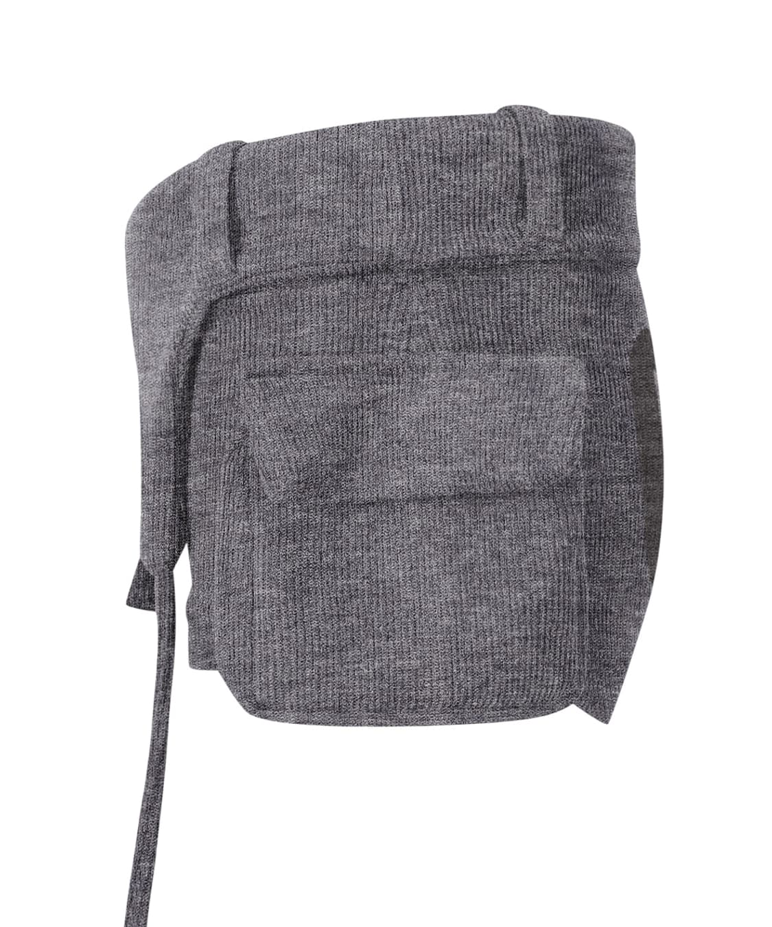 길라아카이브 bold logo pocket knit shorts grey 상품이미지3