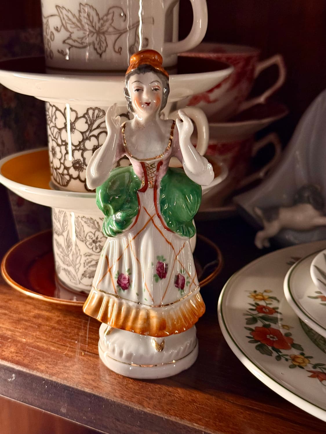 일본 빈티지 도자기 인형 장식 소품 피겨린 상품이미지5