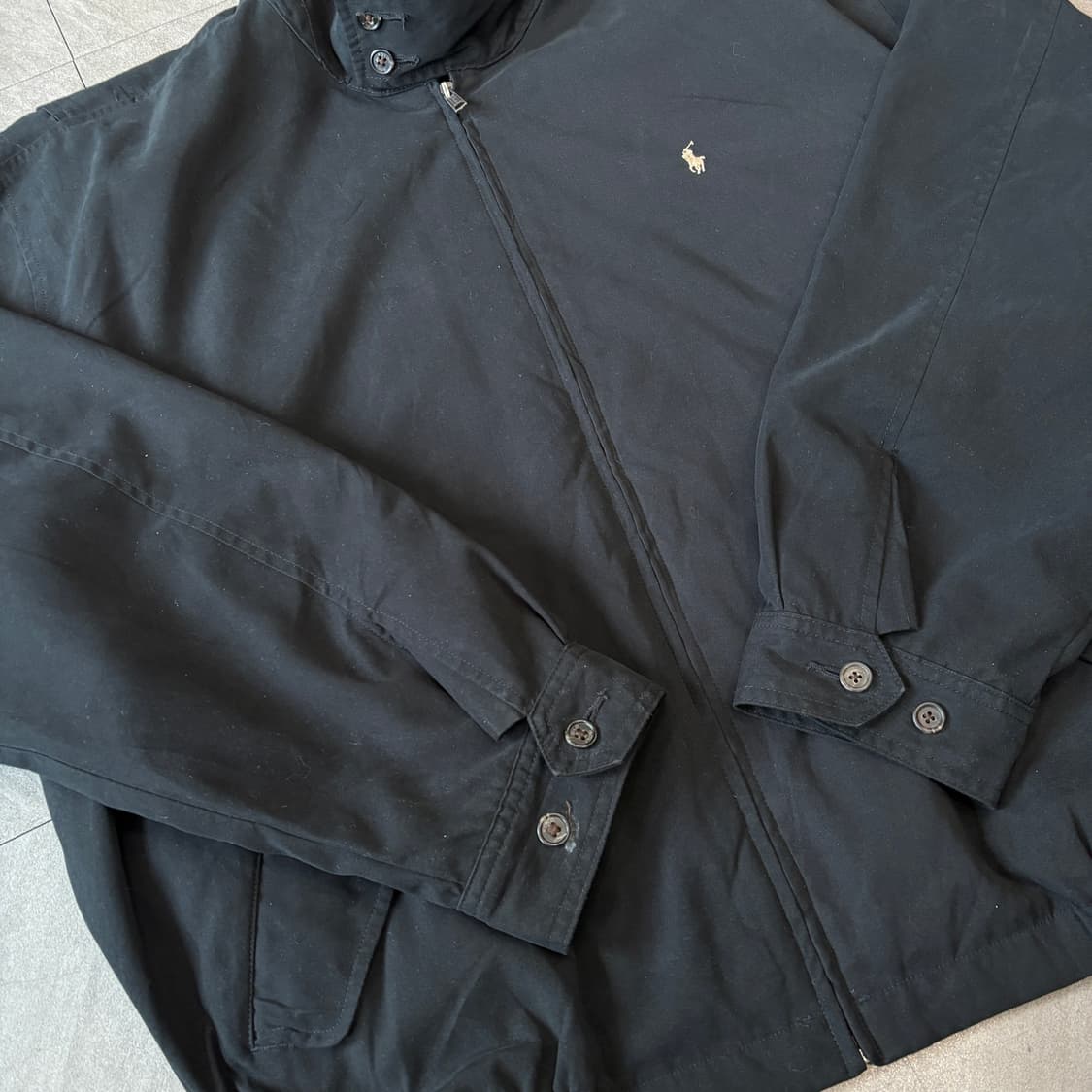 폴로 정푸 블랙 바이스윙 바라쿠다 코튼 자켓 상품이미지9