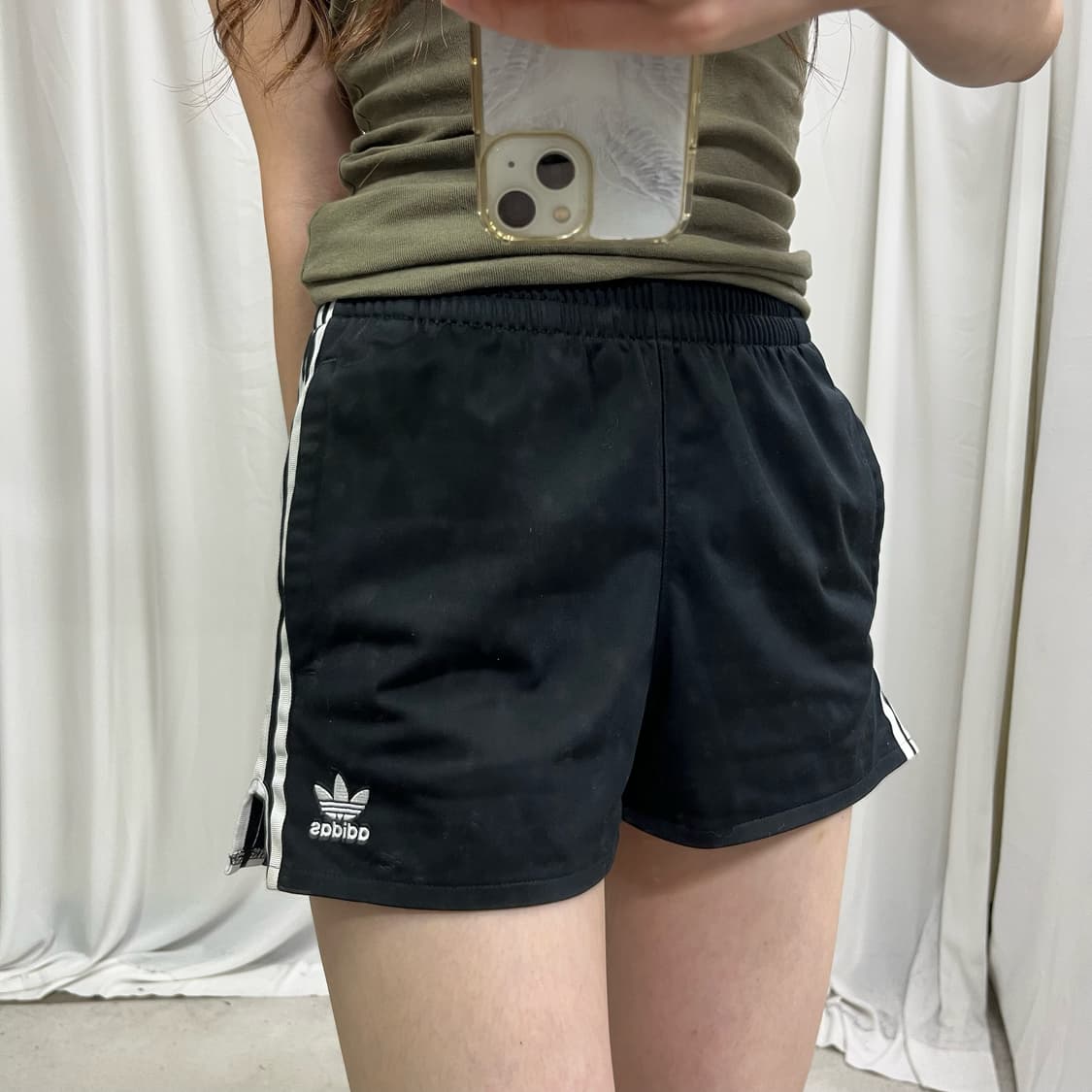 Adidas black firebird shorts 상품이미지3