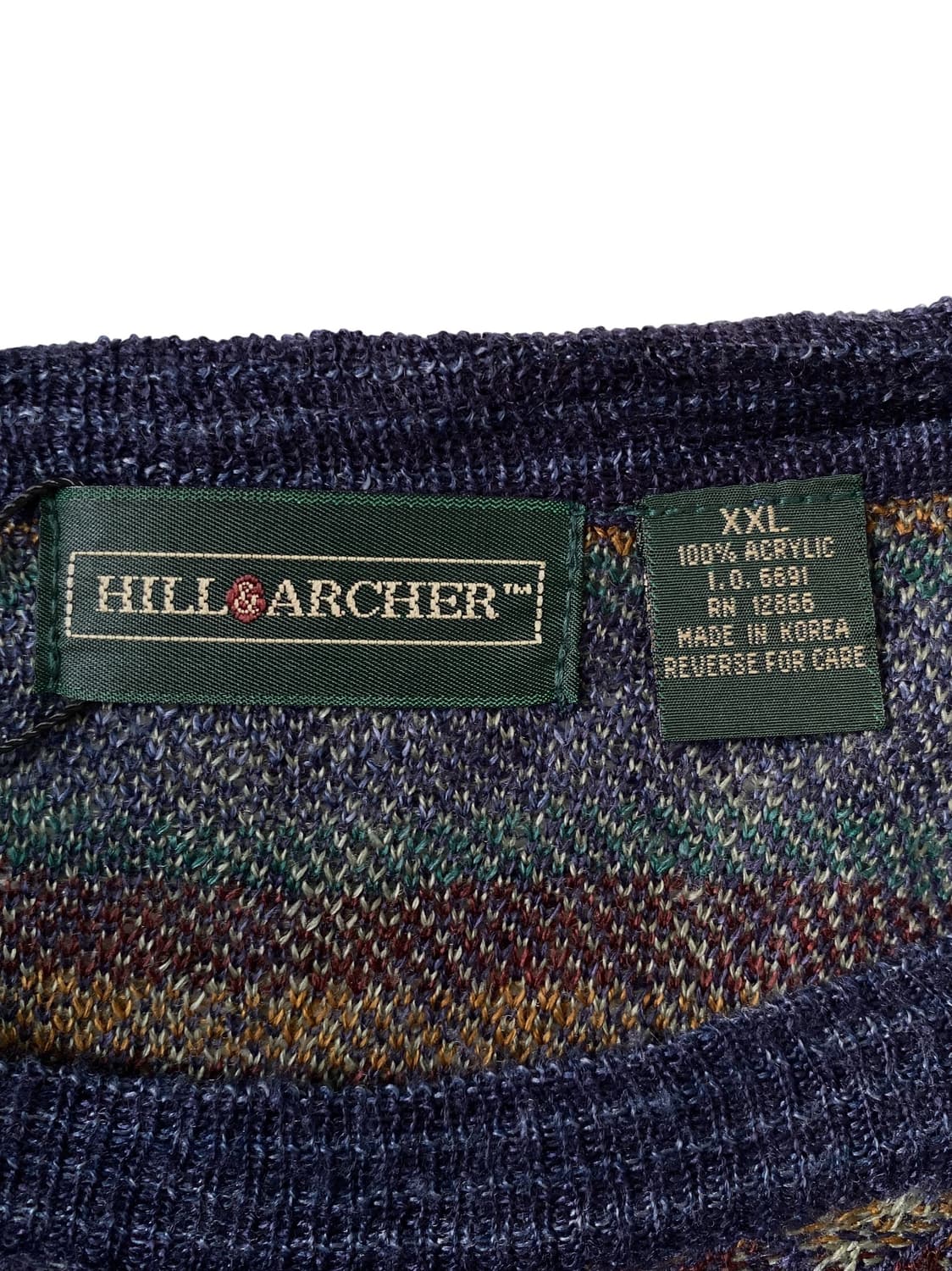 힐 앤 아처 패턴 니트 (Man 3XL) AB1858 상품이미지4