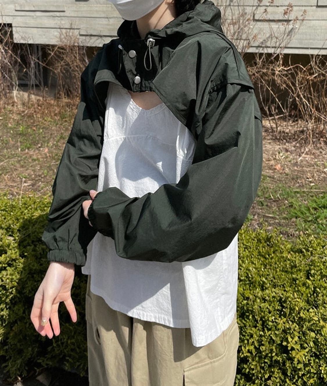 여성바람막이볼레로 윈드브레이커자켓 볼레로 상품이미지1