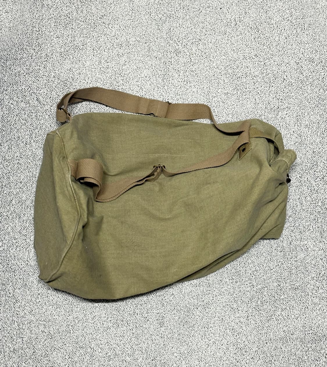 아르마니 빈티지 밀리터리 캔버스 더플백 상품이미지2