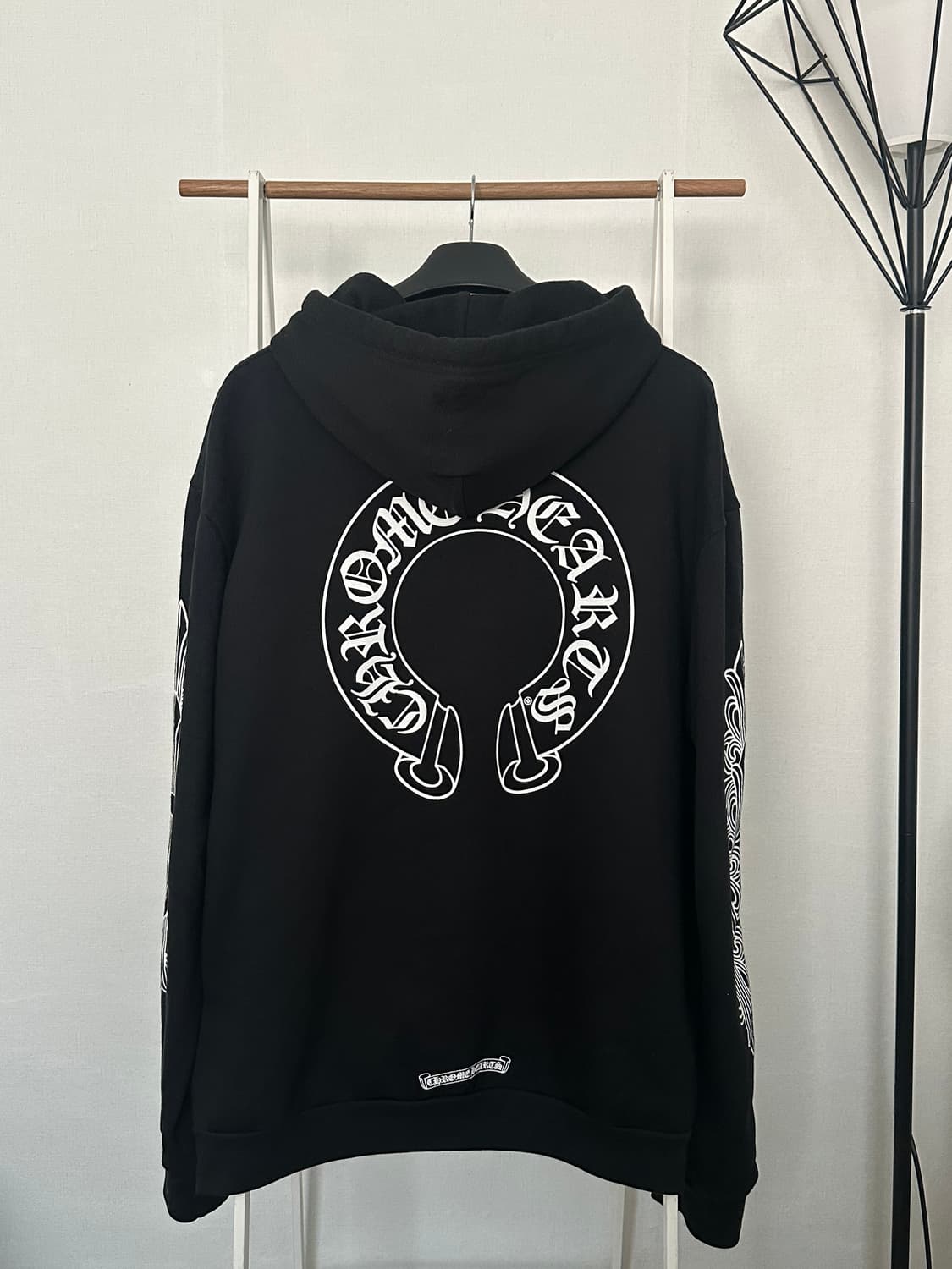 [영수증 구성]크롬하츠 플로랄 홀스슈 후드티 XL 상품이미지3