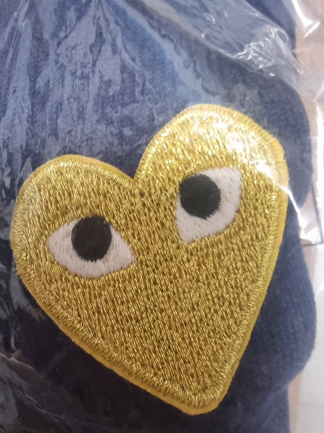 미개봉)정품)남여공용)네이비꼼데가르송섹시골드와펜 상품이미지2