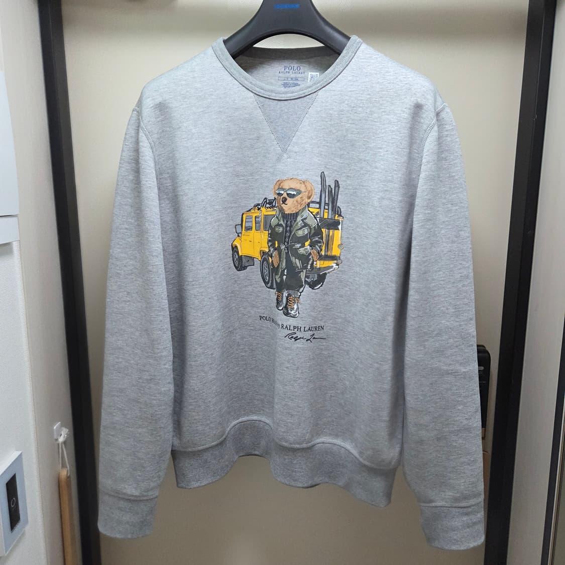 랄프로렌 / 더블 니트 스웨트셔츠 앤도버 헤더 그레이 / L 상품이미지1