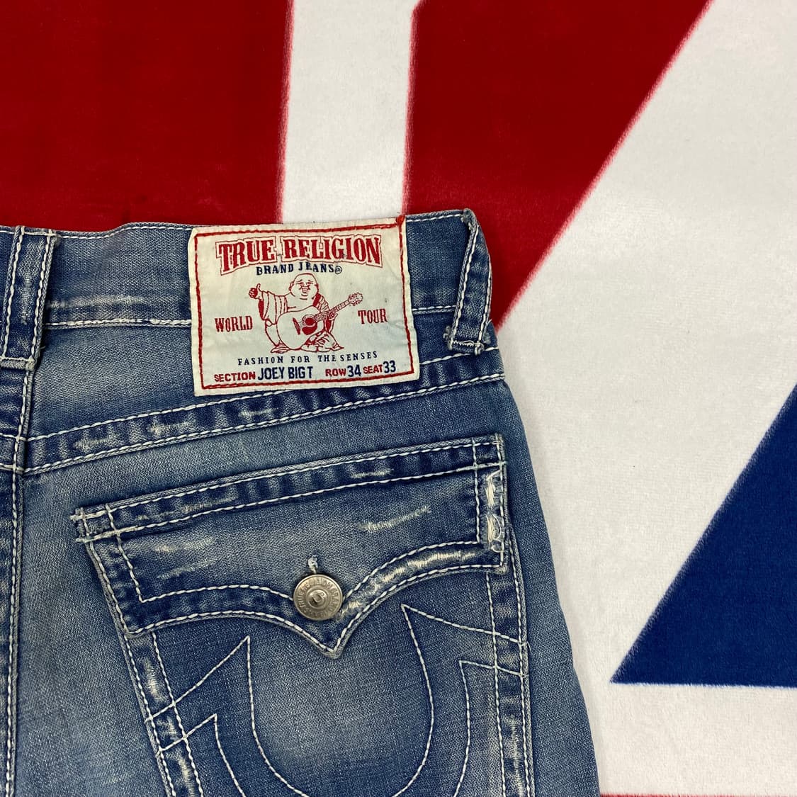 트루릴리전 조이 빅T 데님팬츠 34 상품이미지7