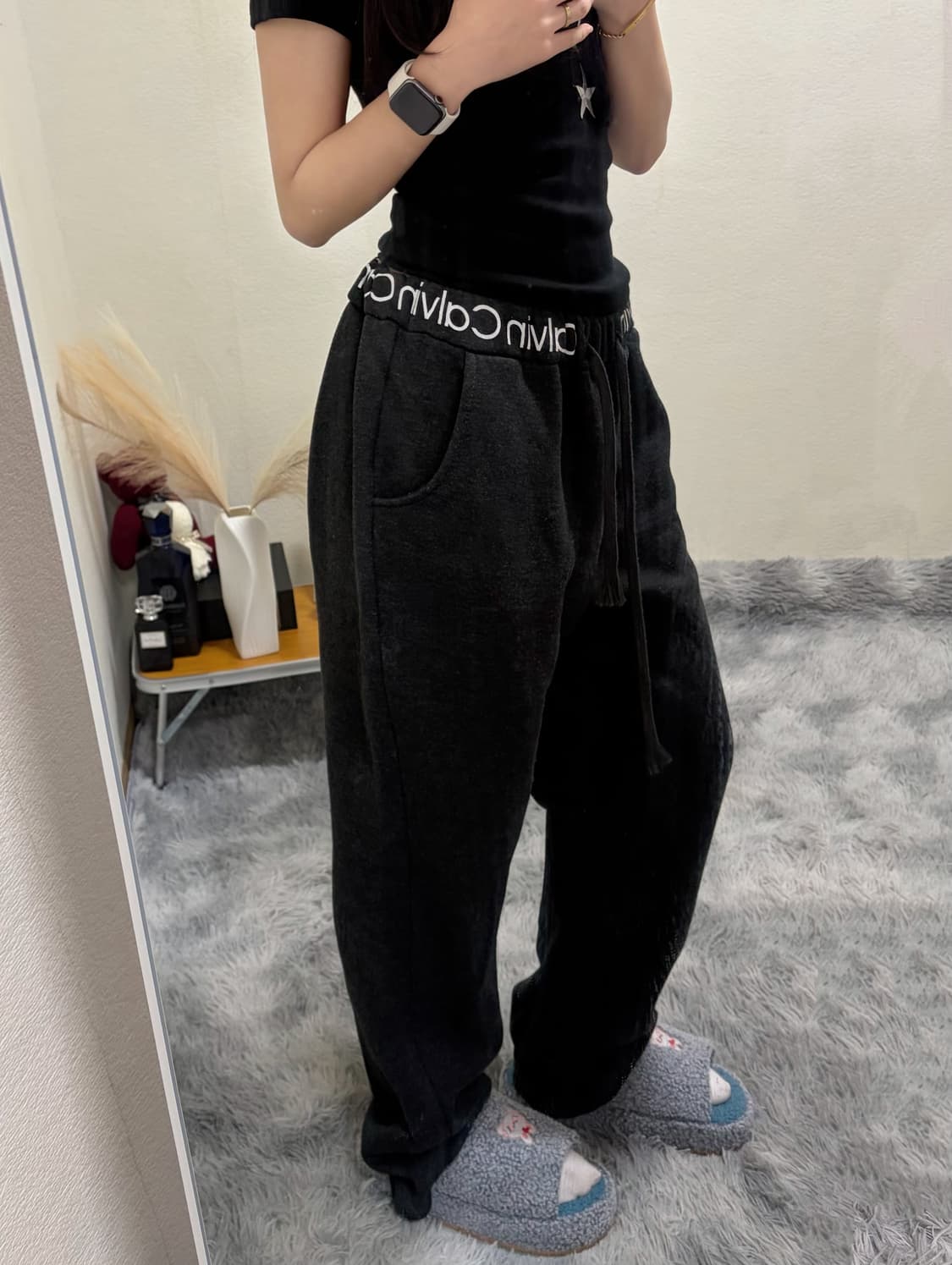 캘빈클라인 밴딩 포인트 롱팬츠(L) 상품이미지2