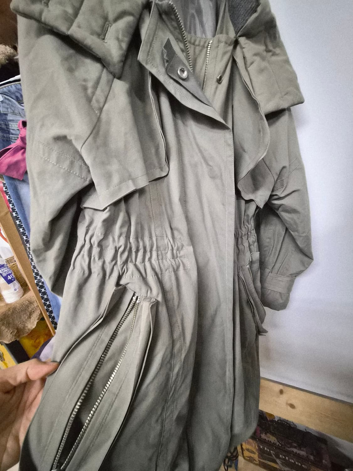 오브제 야상 트렌치 코트 상품이미지5