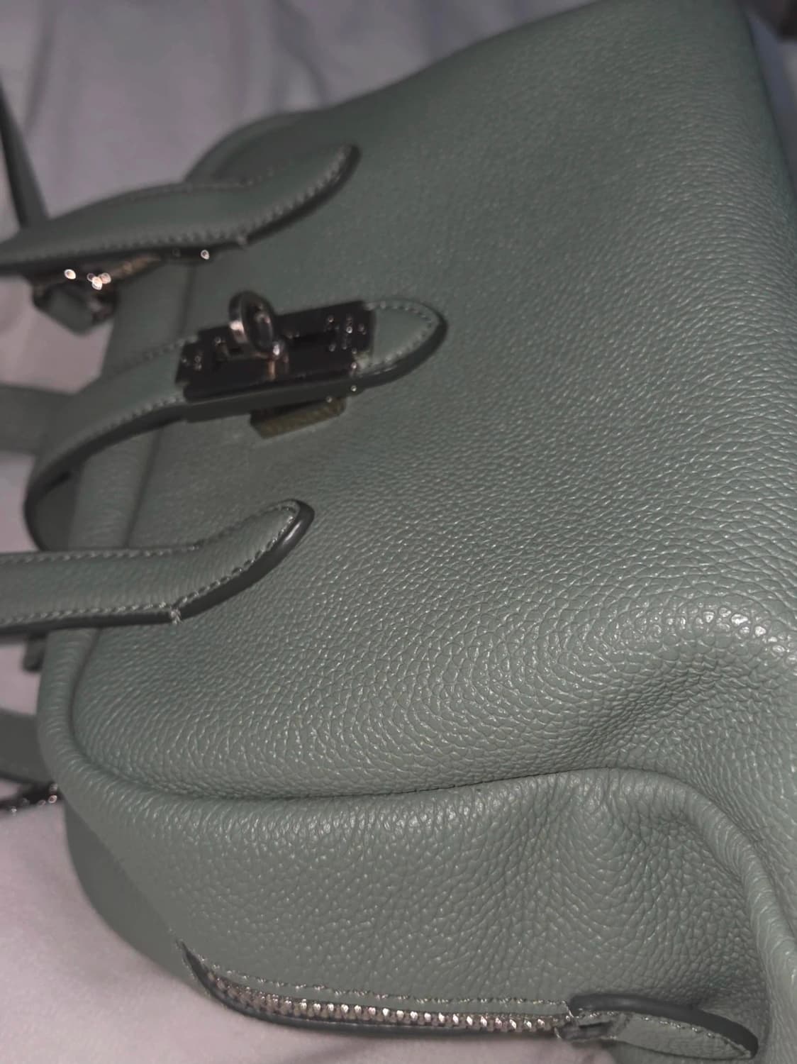 vunque 토크 토트 스몰 Moss green 상품이미지4