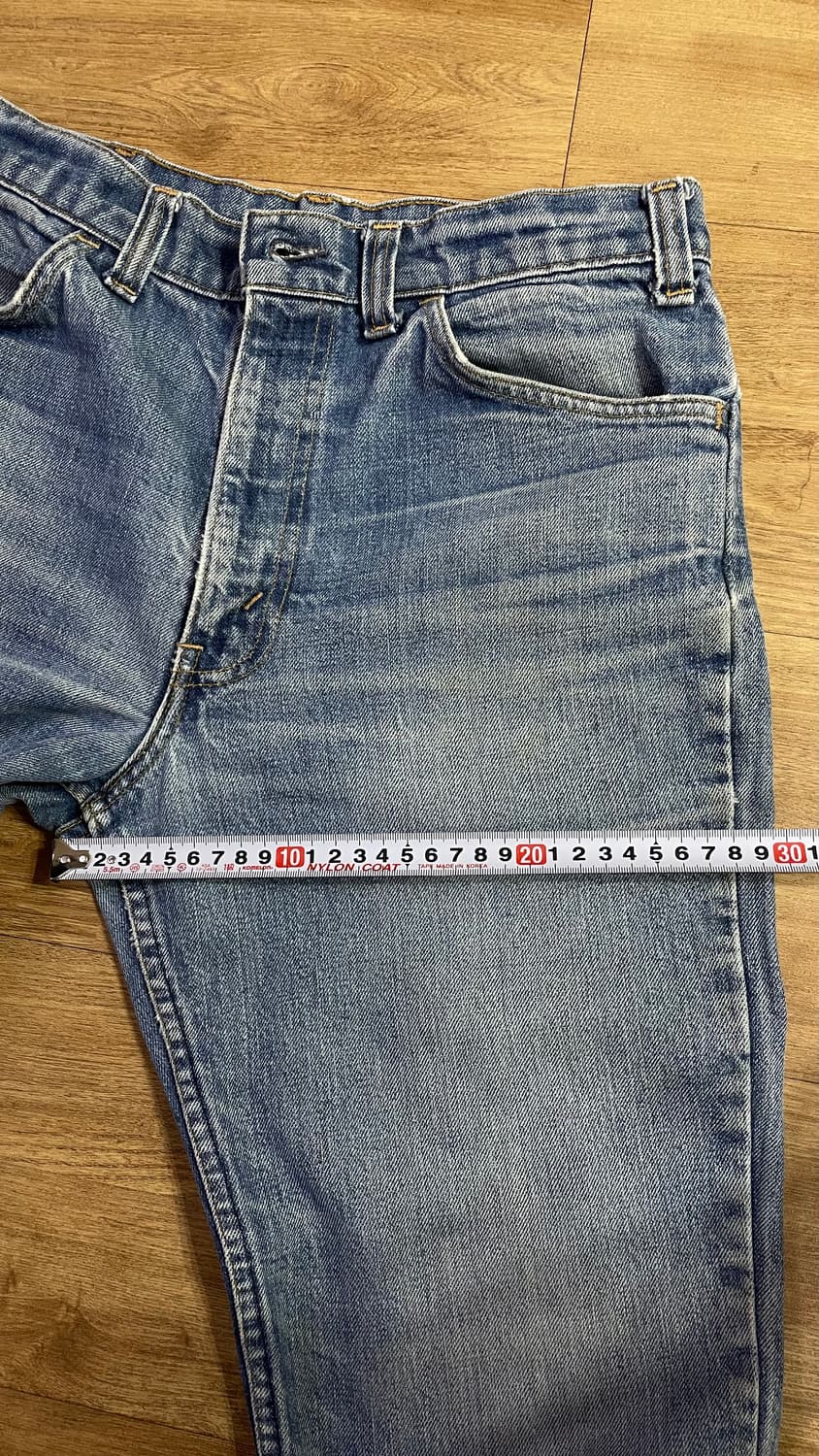 80년대 빈티지 리바이스 646 벨바텀 플레어 부츠컷 진 데님 오렌지 탭 상품이미지10