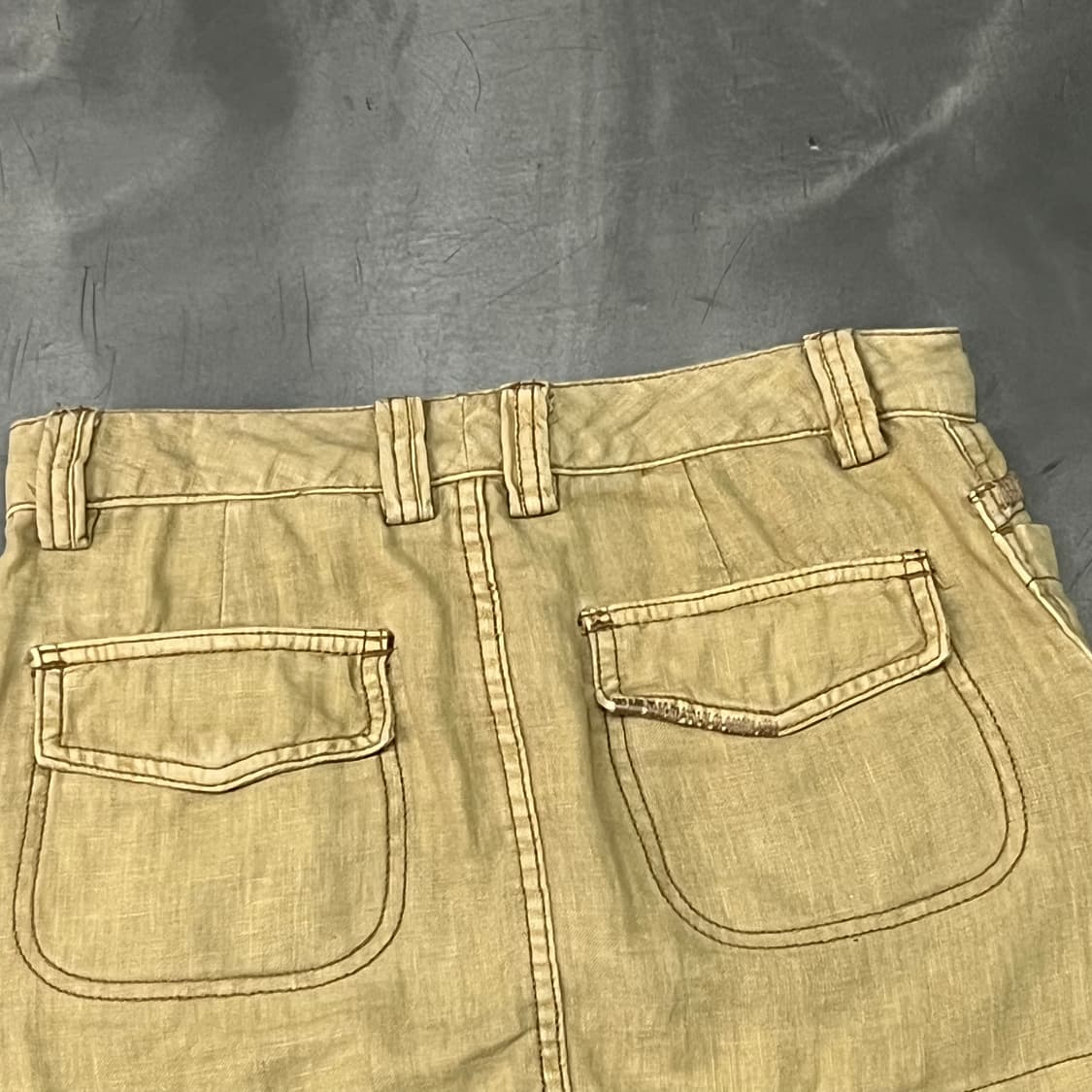  폴로 진스 린넨 미니 스커트 y16116 상품이미지4