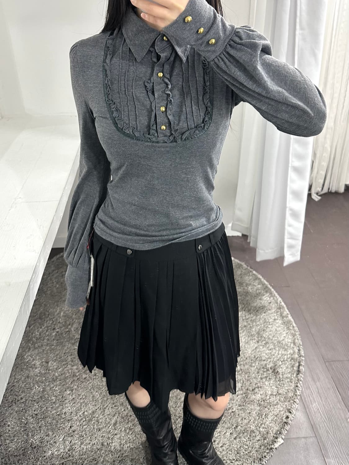 liza detail slim top 상품이미지3