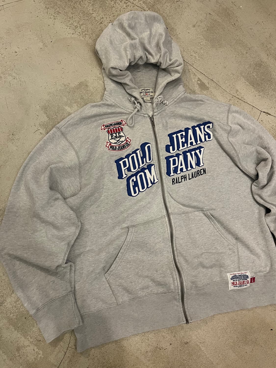 빈티지 폴로진스컴페니 짚업 상품이미지1