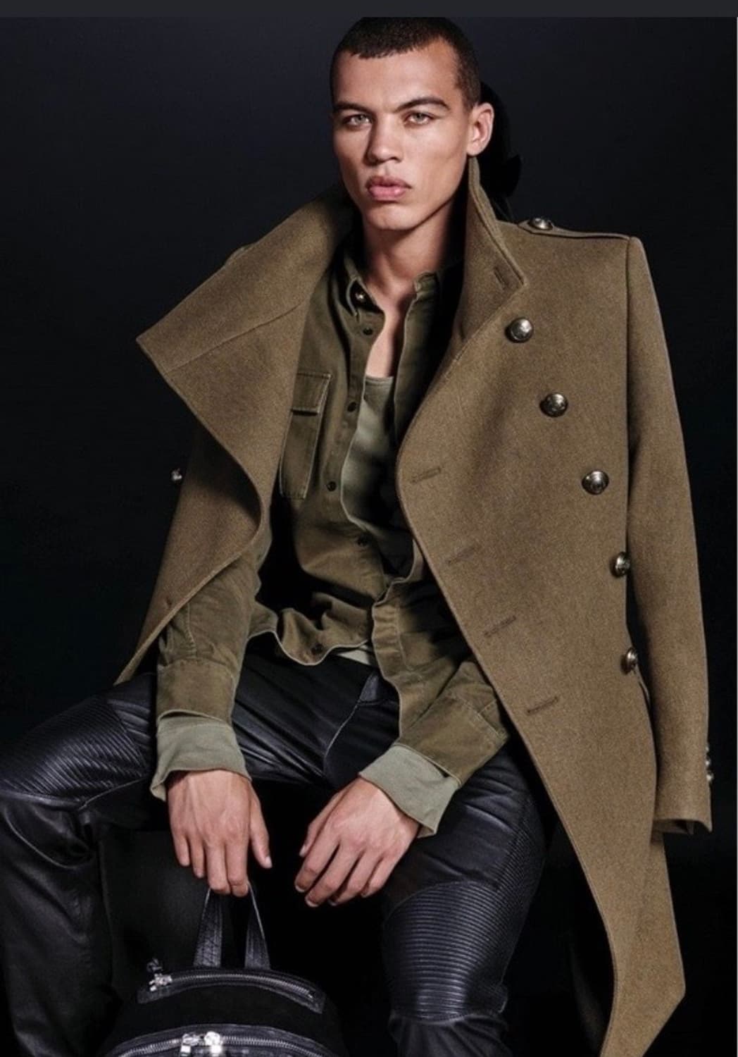 발망(Balmain) x h&m 밀리터리 코트 46 상품이미지2