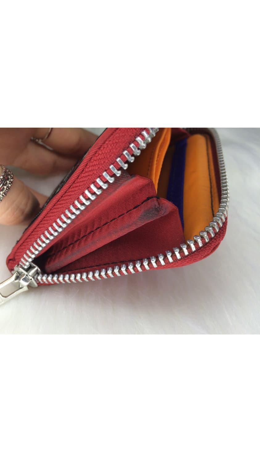 Porter 포터 x 스투시 콜라보 레드 지갑 상품이미지6