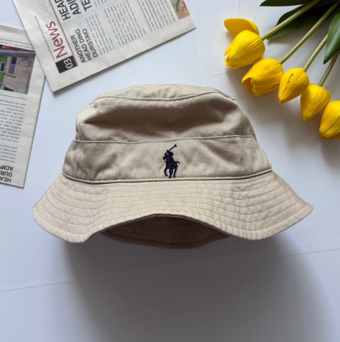 Polo 폴로랄프로렌 코튼 치노 버킷햇  상품이미지1