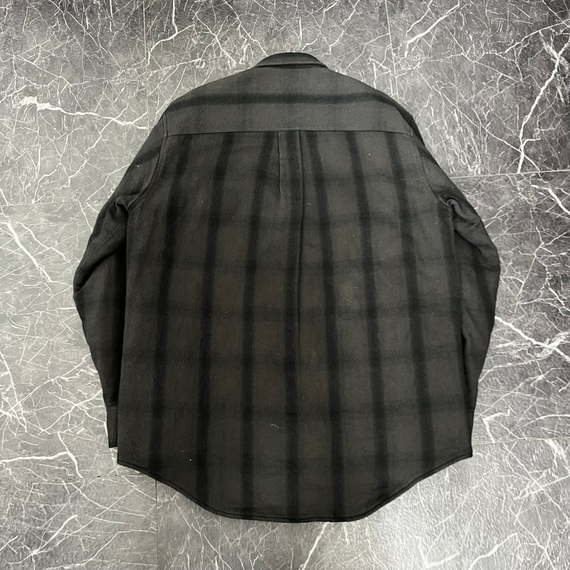 NOWOS 노우스 블랙 체크 셔츠 자켓 상품이미지5