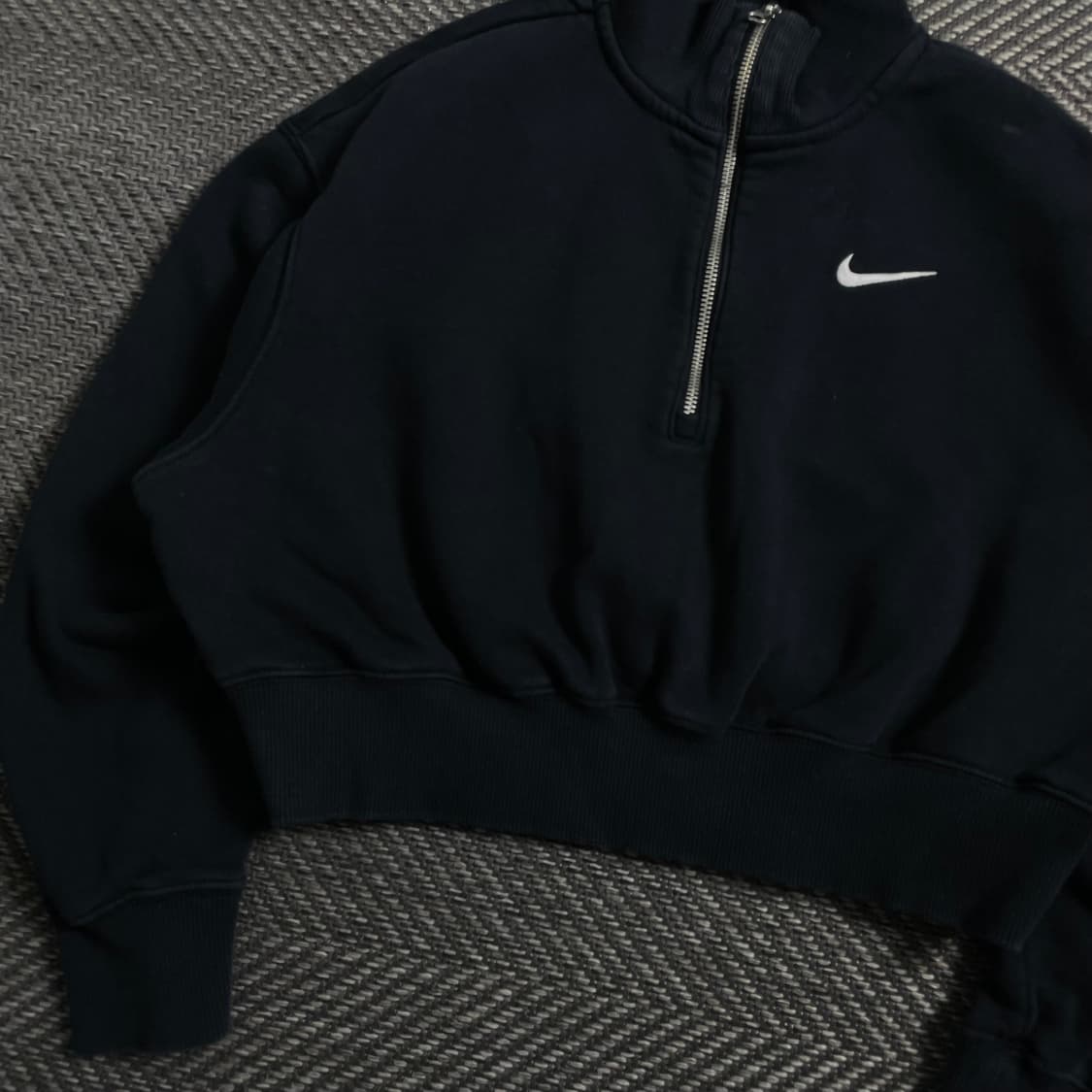 나이키 우먼스 크롭 하프집업 스웻 셔츠 y 4435 상품이미지4