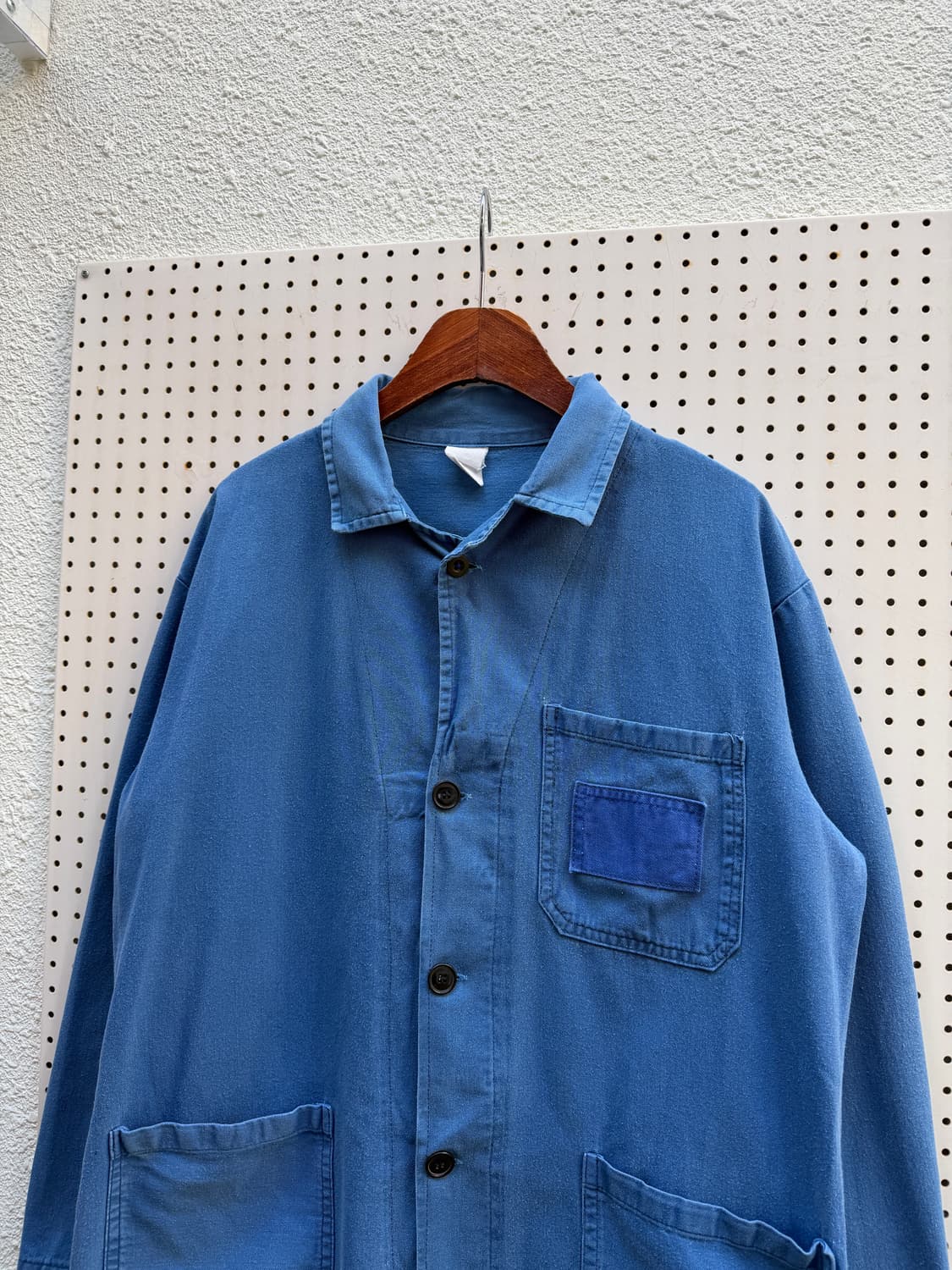 OLD VINTAGE WASHED BLUE FRENCH 프렌치워크자켓 상품이미지6