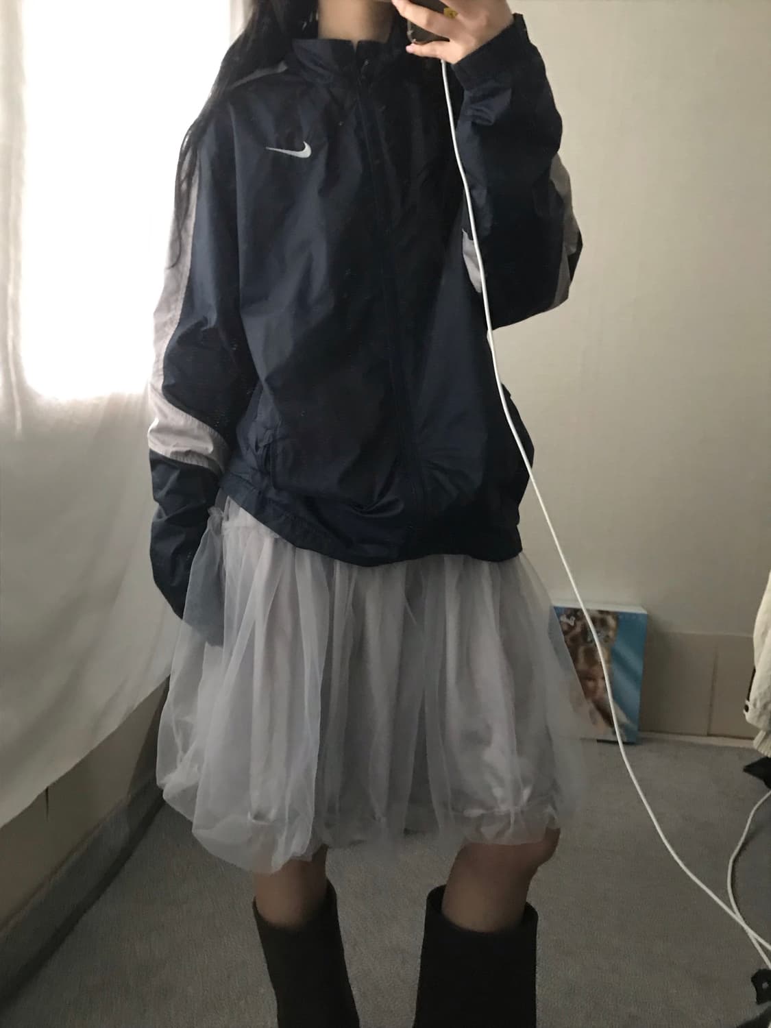 나이키 네이비 바람막이 상품이미지1