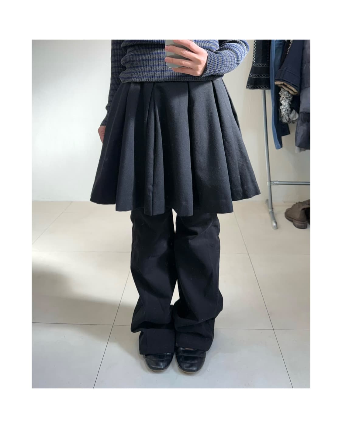 빈티지 울 스커트 상품이미지1