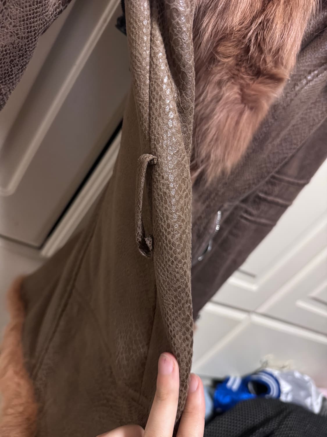 빈티지 오네갸루 퍼 자켓 상품이미지4