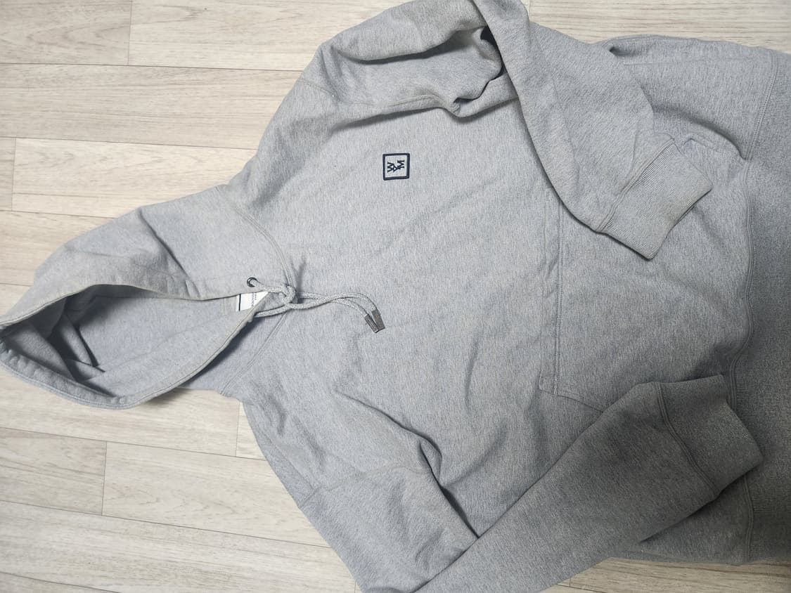 우영미 22FW 그레이 코튼 후드티 상품이미지4