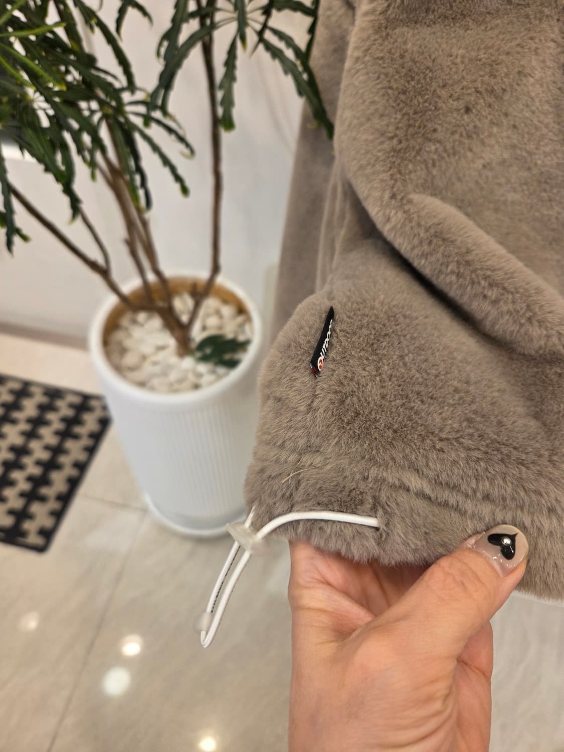 아웃도어 보아털 테디베어 후드 상품이미지4