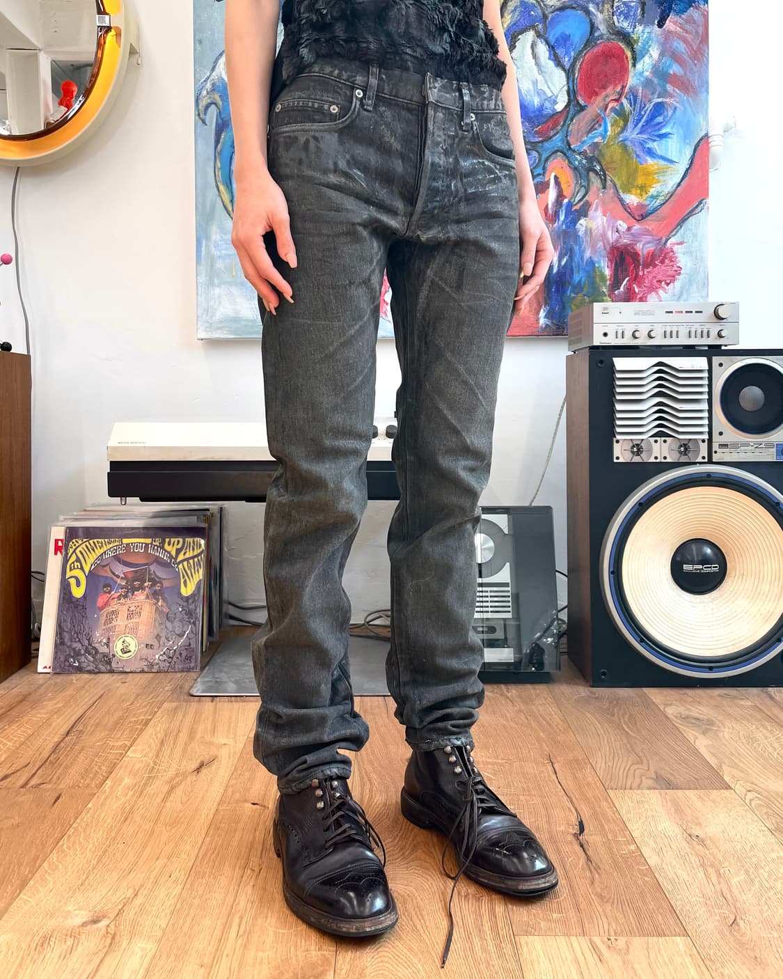 [275] 돌채앤가바나 브라운 레더 부츠 상품이미지4