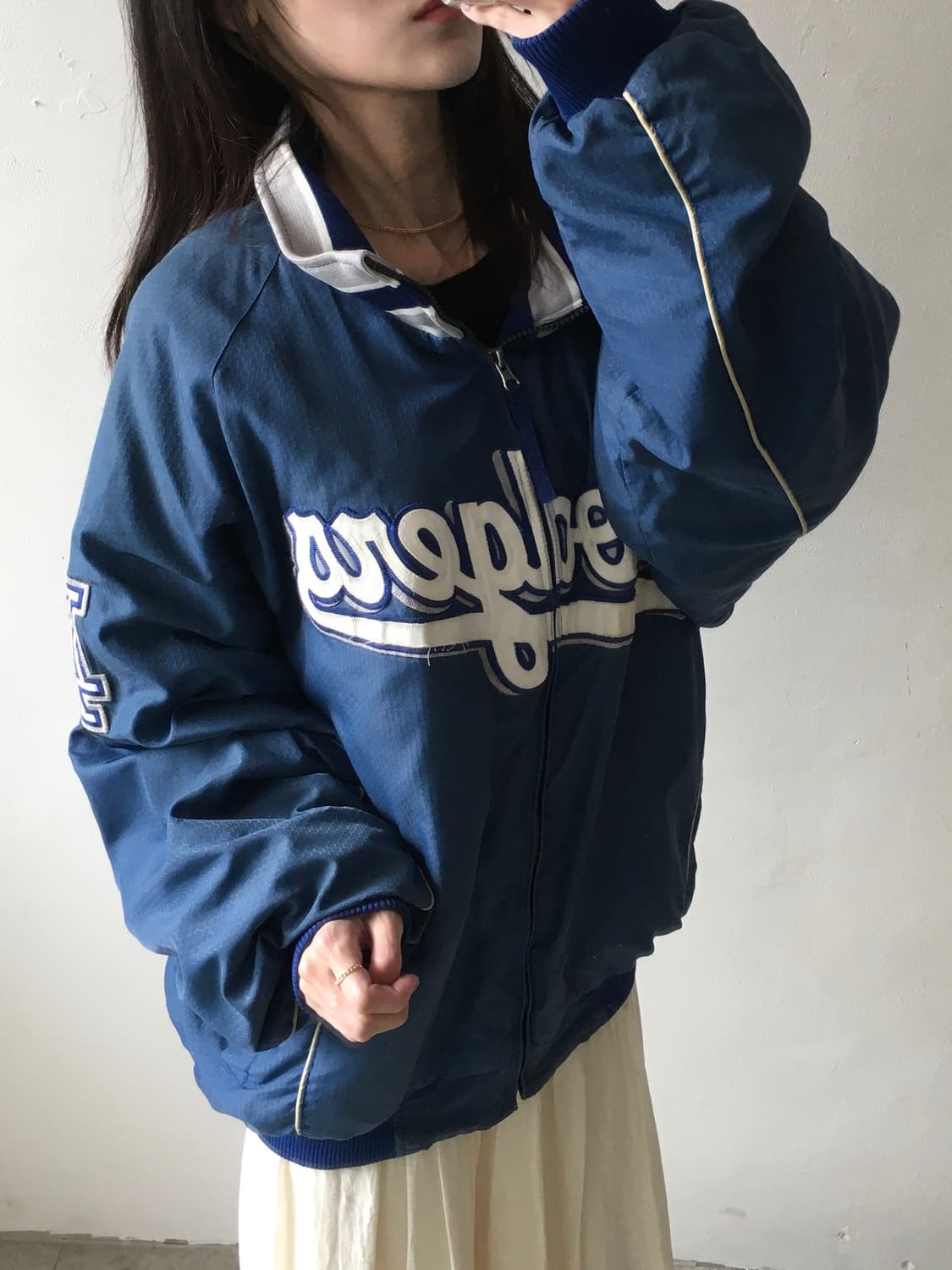 마제스틱 LA다저스 바시티자켓 상품이미지2