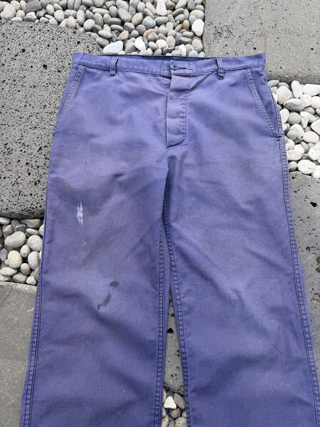 1990s DISTRESSED FADED PURPLE 프렌치워크팬츠 상품이미지3