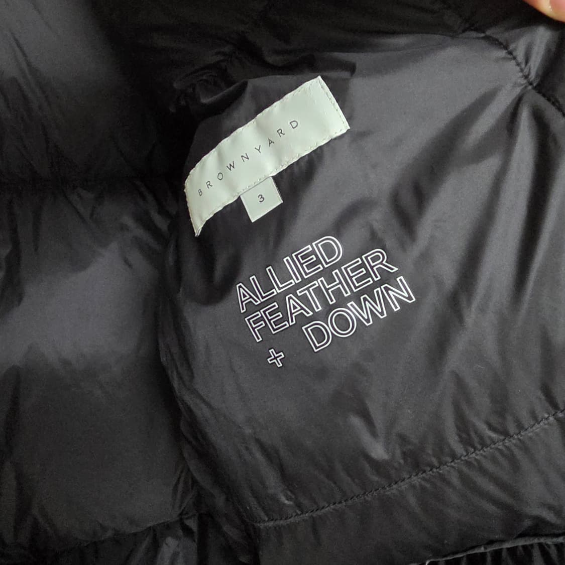 [3]브라운야드 에베레스트 구스 다운 블랙 패딩 상품이미지8