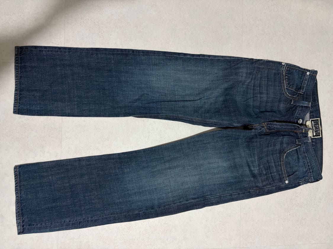 리바이스 올드스쿨 레더패치 오버 스트레이트진 32 상품이미지4